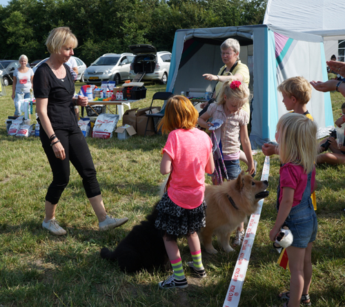 Child from 4 year and dog